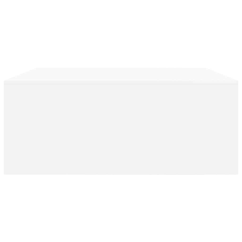 Coffee Table with Drawers White 100x100x40 cm